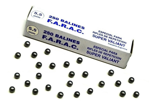 Balines Esfericos Farac 5,5 X 250 Unid