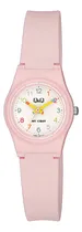 Comprar Reloj Q&q Analogo Malla De Pvc Color Rosa V28a-007vy Febo Correa Rosa Claro Bisel Rosa Claro Fondo Blanco