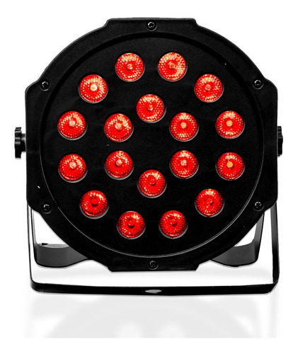 Imagen 2 de 9 de 3 Cañon Par Led 18x3 W Full Color Rgb (3 Pz)