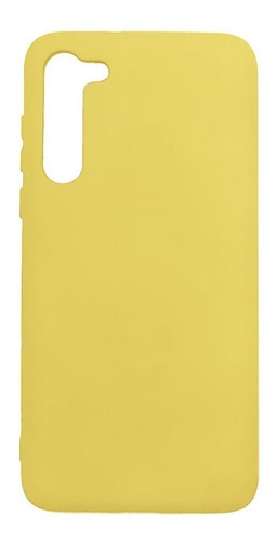 Capa anti impacto Zcom Anti Shock, Protetora, Resistente, Aveludada Atacado, Silicone amarelo com design liso para Motorola Moto Moto edge 5g de 1 unidade