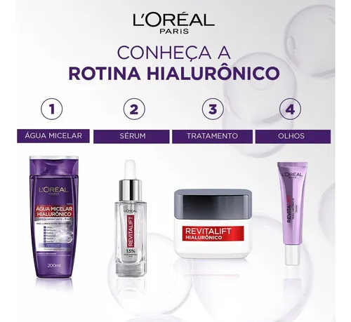 Creme Anti-idade Revitalift Hialurônico Noturno 49g L'oréal Tipo de pele Normal