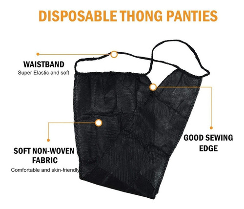 V 100 Bragas Desechables Para Mujer Spa T Tanga Ropa