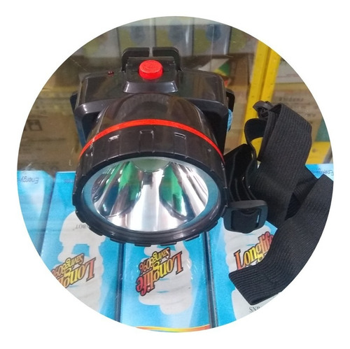 Linterna Led Recargable De Casco Cabeza Cacería