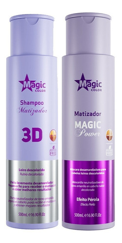 Magic Color Kit Shampoo Matizador - Matizador Magic Power