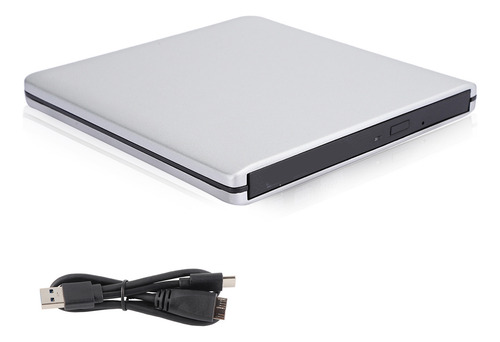 Unidad De Cd Dvdrw Externa Usb 3.0 Dvd Rw Slim Portable