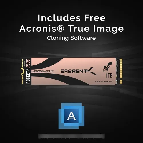 Ssd Sabrent Rocket 4 Plus Nvme M.2 Pci-e Gen4 De 1 Tb