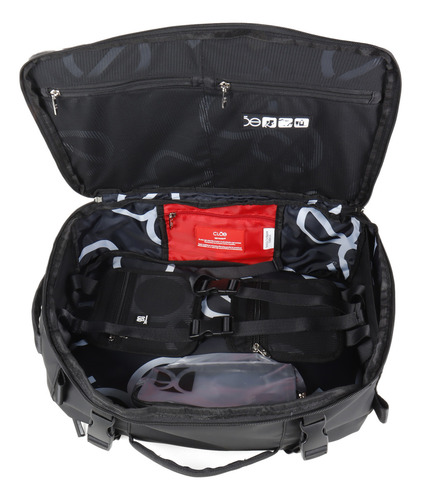 Duffle Bag Cloe Unisex De Viaje Doble Función Color Negro