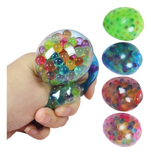 Peluche Antiestrés Con Forma De Bola De Huevos, 4 Unidades,