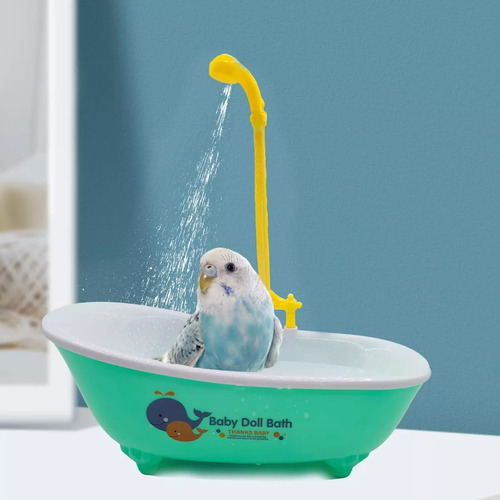 Tina Automática De Loros Con Ducha, Bonita Y
