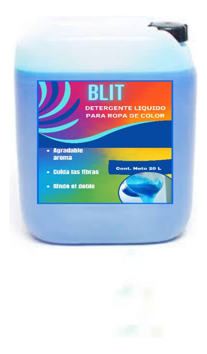 Detergente Líquido Para Ropa De Color Aroma Más Color