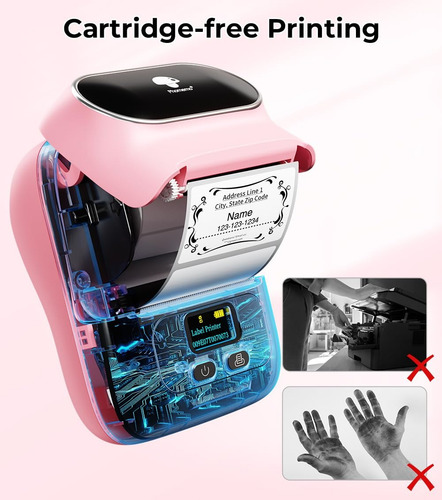 Impresora De Etiquetas Portátil Phomemo M110 Con 1 Rollo De