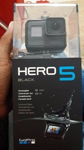 Camera Gopro Hero 5 Black Lcd 4k Lacrada + Sd 64