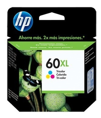 Imagen 1 de 2 de Cartucho Original Hp 60xl Tricolor - Cod. 037