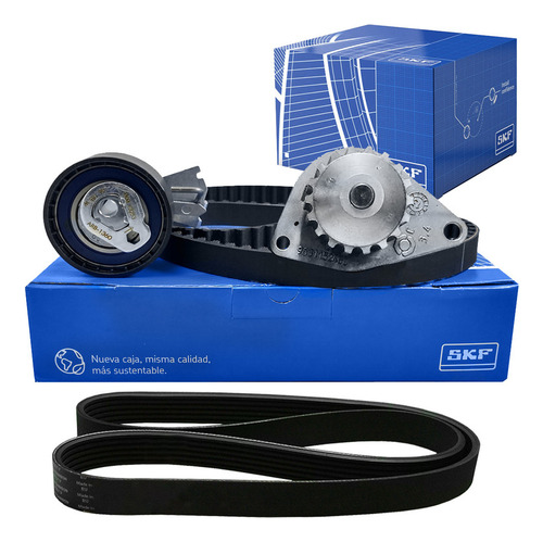 Kit Distribucion + Bomba Skf + Poly-v Peugeot 206 1.4 2011