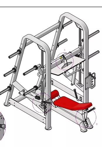 Supino Vertical Máquina Chest Press Class - Hornet Fitness