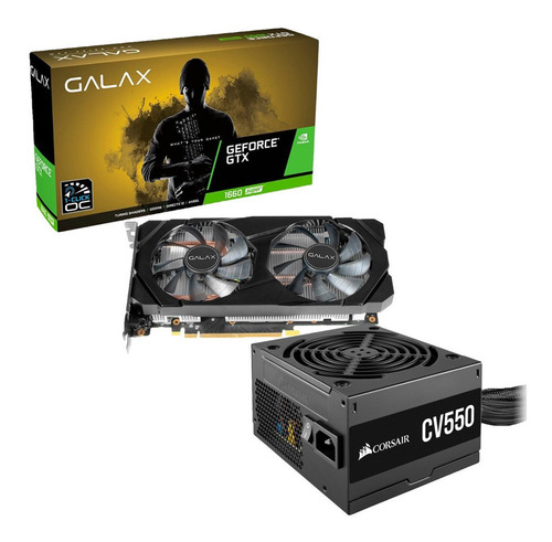 Kit Upgrade Gtx 1660 Super 6gb Com Fonte Corsair 550w