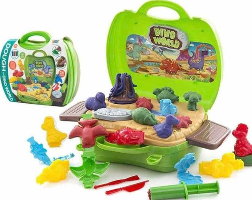 Plasticina Juego De 26 Piezas De Masas Dinosaurios,