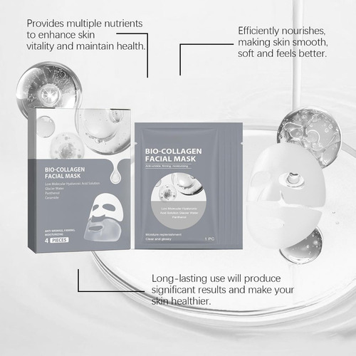 - Mascarilla Bio Colágeno, Mascarilla Facial Hidratante