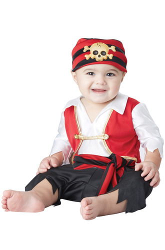 Disfraz Para Niño Pirata Pee Wee Talla 18-24 Meses