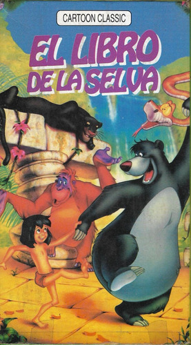 El Libro De La Selva Vhs Walt Disney The Jungle Book