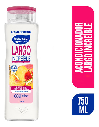  Ballerina Acondicionador Largo Increible Frasco 750 Ml