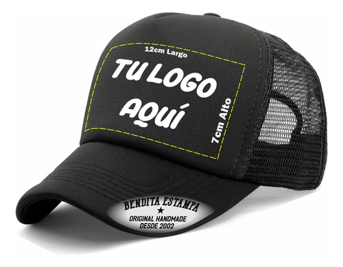Gorra Trucker Personalizada Logos Bandas Lo Que Quieras!!