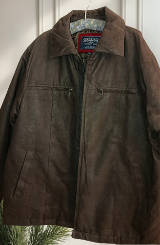 Campera Hombre Talle M Marrón Interior Matelasse (Usado)