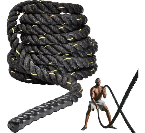 comprar Cuerda Funcional Crossfit 10m 40mm Battle Rope Con Mangos