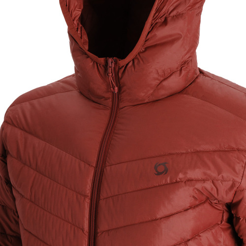Parka Pluma Kion Hombre Rojo Doite