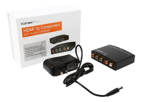 Imagem 1 de 7 de Conversor Hdmi Para Vídeo Componente Com Áudio Rgb Kanexpro