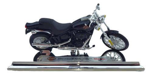 Harley Davidson Fxstb Night Train 2002 Ne - Moto Maisto 1/18