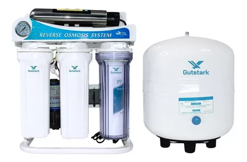 GUTSTARK Purificador de Agua sobre Tarja 5L por Minuto Filtro de Agua  Potable 125 Psi Casa 0.6 Mpa Purificador de Agua con Carbon Activado  Purificador y Alcalinizador de Agua para Cocina 