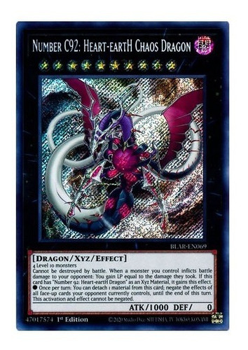 Number C92: Heart-earth Chaos - Secret - Miltienda - Yugioh