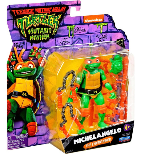 Tortugas Ninja - Miguel Angel El Animador 12 Cm Michelangel