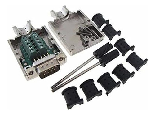 Capas Retráctiles D-sub Piece De Db9 Male Breakout Board