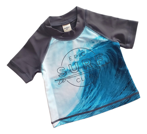 Remera De Baño Con Filtro Solar Oshkosh 6 Meses Surf 