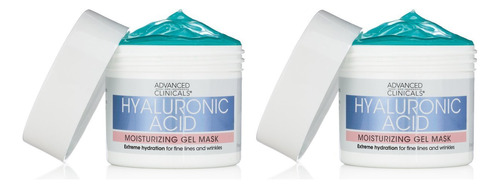 Advanced Clinicals Mascarilla Facial De Gel De Ácido Hialu.