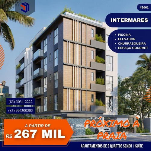 Imagem 2 de 9 de Apartamento Para Venda Em Cabedelo, Intermares, 2 Dormitórios, 1 Suíte, 1 Banheiro, 1 Vaga - 2061_1-1731334