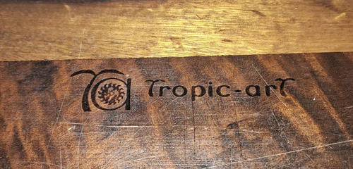 Racleteira Tropic Art P/4 Pessoas. Máquina De Raclete. Madei Marrom (Usado)