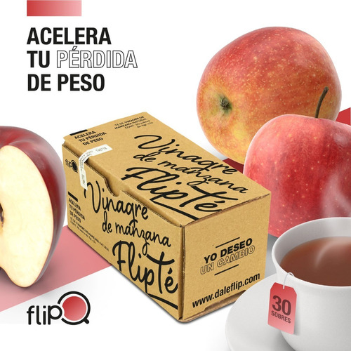 Vinagre De Manzana Flip Acelera Tu Perdida De Peso En30días 