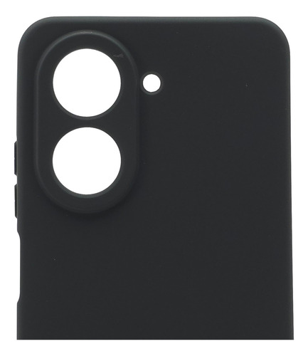 Funda Protector Case Redmi A5 Uso Rudo Carcasa Reforzado Silicon Microfibra - Negro Redmi A5