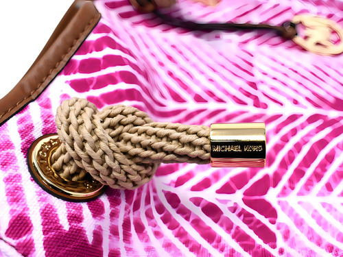 Bolsa Michael Kors Lona Marina Rosa