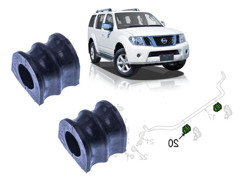 Gomas Barras Nissan Pathfinder R51 4wd 2012 2013 2014 4wd