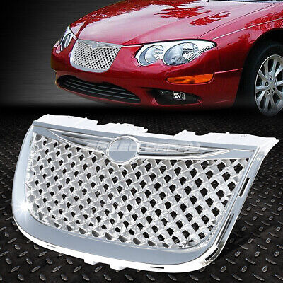 For 99-04 Chrysler 300m Chrome Powdercoat Diamond Mesh F Ddw