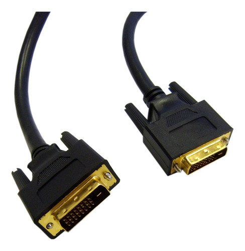 Cable Central Llc 10 Dvi-d Doble Enlace Negro Macho 6.6 Ft