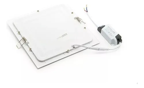 Plafon Panel Led Embutir 20w Cuadrado Luz Fria Calida Neutra