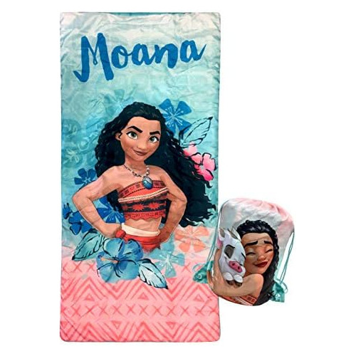 Saco De Dormir Tropical De Disney Moana - Cálido Y Lig...