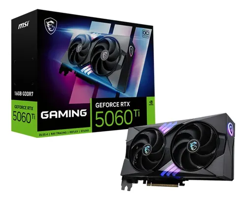 新品未開封 MSI GeForce RTX 5060 Ti 16G OC Placa De Vídeo Msi Rtx 5060 Ti 16g Gaming Oc Edition
