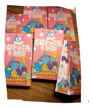 Comprar 50 Sacolinha Personalizada Galinha Pintadinha Cute Galinha 