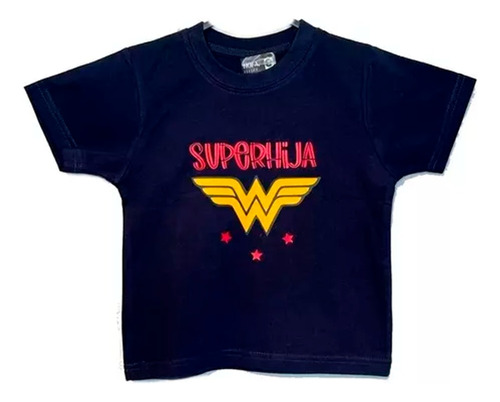 Polera Super Hija Niñas/niños/jovenes ¡oferta!